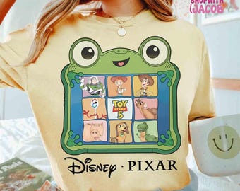 Retro Disneyland Pixar Toy Story 5 Shirt, Woody Buzz Lightyear Rex Lilypad Shirt, Lilypad Toy Story Shirt, Disneyland Family Trip 2026 Shirt