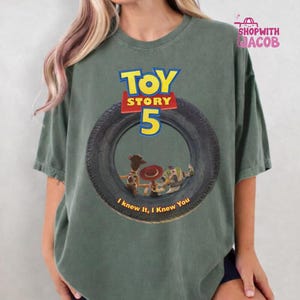 Vintage Toy Story 5 I Knew It I Knew You Shirt, Disneyland Family Vacation Shirt, Retro Pixar Gift, Woody Buzz Lightyear Jessie image 3