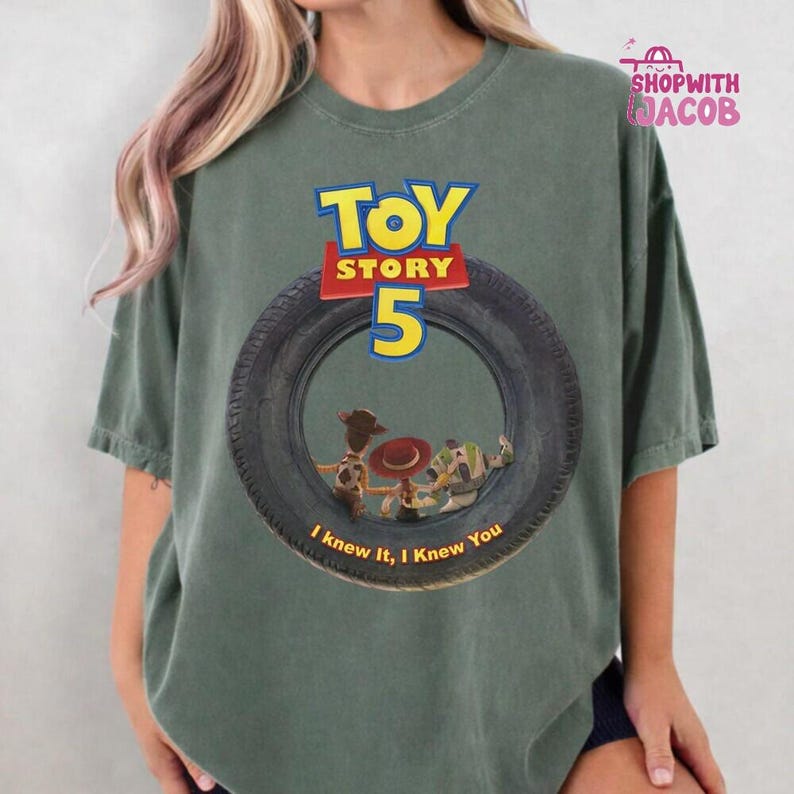 Vintage Toy Story 5 I Knew It I Knew You Shirt, Disneyland Family Vacation Shirt, Retro Pixar Gift, Woody Buzz Lightyear Jessie image 3