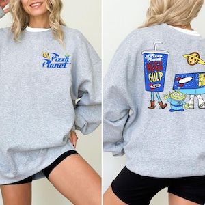 Toy Story Pizza Planet T-Shirt, Disney Woody & Buzz Lightyear Shirt, Infinity And Beyond Shirt, Disneyland Vacation Sweatshirt image 1