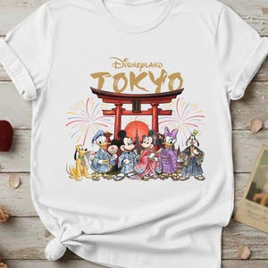 Disneyland Tokyo Shirt, Disney Matching Family Tee, Disneyland Japan Trip Shirt, Disneyland Vacation 2026 Tee, Mickey and Friends image 2