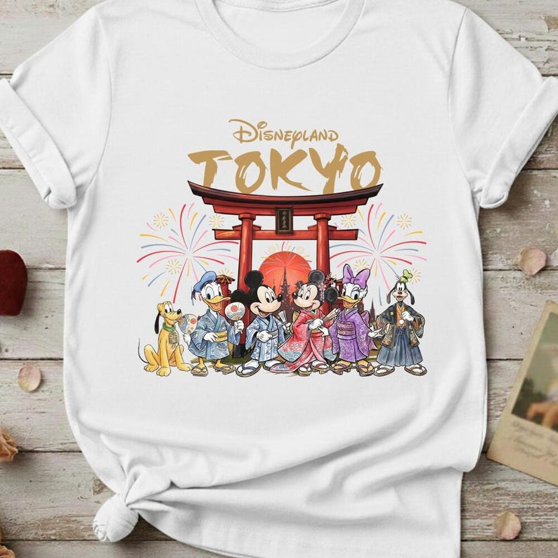 Disneyland Tokyo Shirt, Disney Matching Family Tee, Disneyland Japan Trip Shirt, Disneyland Vacation 2026 Tee, Mickey and Friends image 2