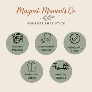 Custom Photo Magnets 2x3" | Personalized Wedding & Family Gifts image 4