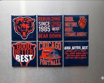 Chicago Football Magnet Set