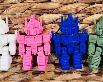 Mini robot juguete antiestrés / Figura de robot articulada impresa en 3D / Relleno para cesta de Pascua / Juguete para niños / Juguete sensorial / Compañero de escritorio / Regalo para niños y niñas