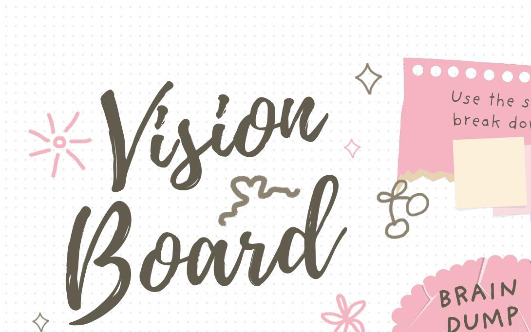 Vision Board Printable | Goal Setting Worksheet | Manifestation Planner ...