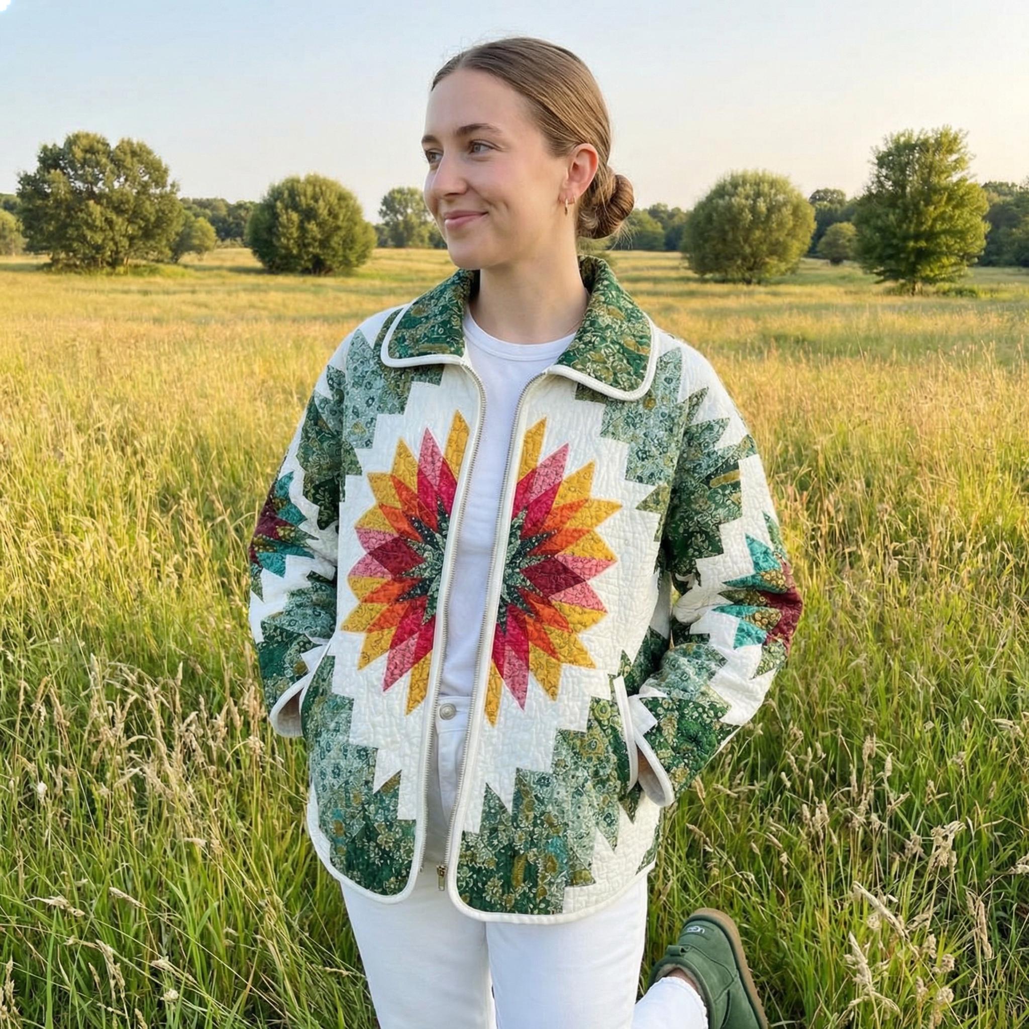 Jacket With Patterns Artful Quilted Jacket Sewing Pattern | Beginner Friendly, Sizes XXS-5XL ...