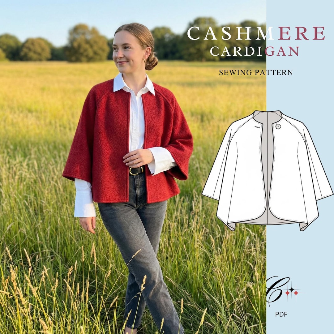 Wool Jacket Sewing Pattern | Beginner Friendly, Sizes XXS-4XL | Coat ...