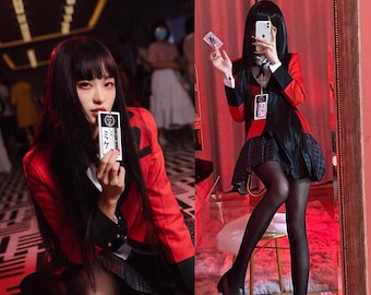 Yumeko Jabami Anime Cosplay Costume – Full Outfit Ready for Expo & Conventions