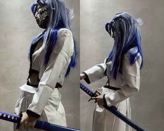 Grimmjow Costume Anime Outfit – Complete Cosplay Set for Conventions & Photoshoots