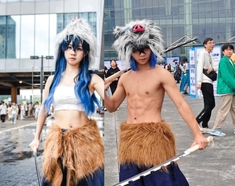 Inosuke, tenue de cosplay, ensemble de costumes, événements cosplay anime