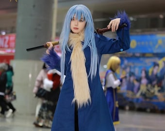Rimuru Tempest Fur Jacket, Cosplay Costume Outfit, Anime Events, Character Outfit
