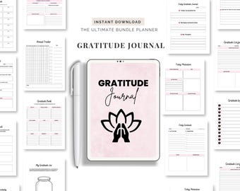 Gratitude Journal | Daily Reflection Journal | Mindfulness Planner | Wellness Notebook | Positive Habit Tracker