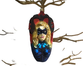 Christopher Radko Batgirl Christmas Ornament ~ Ltd Ed 2538/3000 ~ Batman Character Tree Ornament ~ Collectible Ornaments ~ Vintagesouthwest