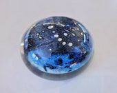 Sweet Art Glass Paperweight Doug Sweet Paperweights Dreamy Misty Blue Office Desk Decor Retirement Gifts Vintagesouthwest 20X
