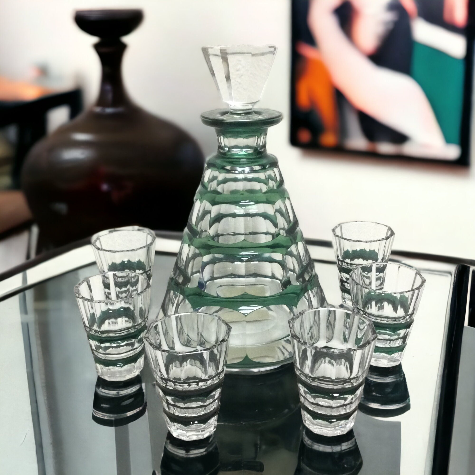 Val Lambert Decanter - Etsy
