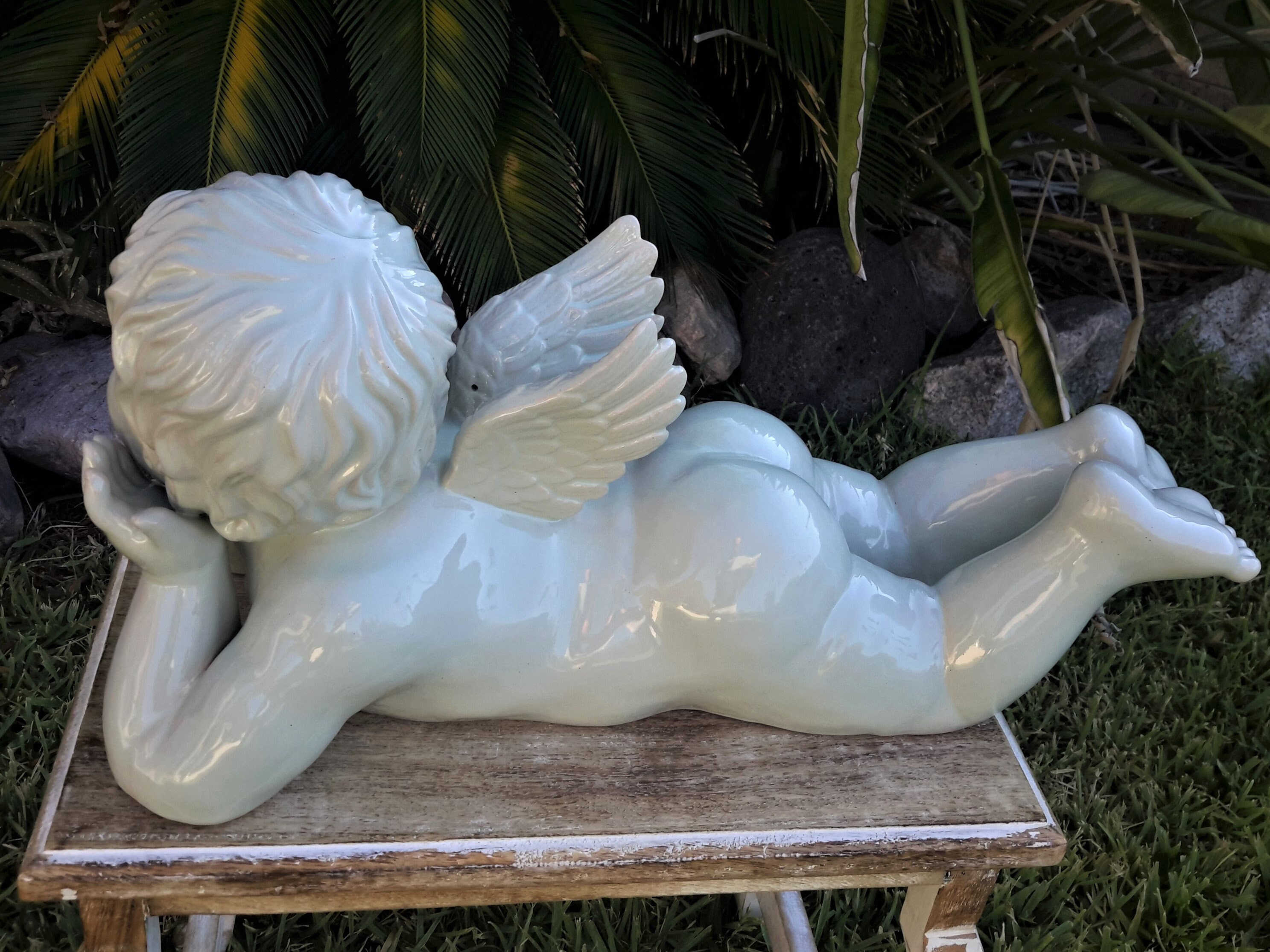 Large Cherub Angel Statue / Angel Sculpture Home Decor / Etsy