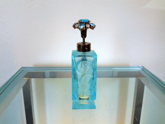 Vintage IRice & Co. Perfume Atomizer I W Rice Perfume Bottle with Pump