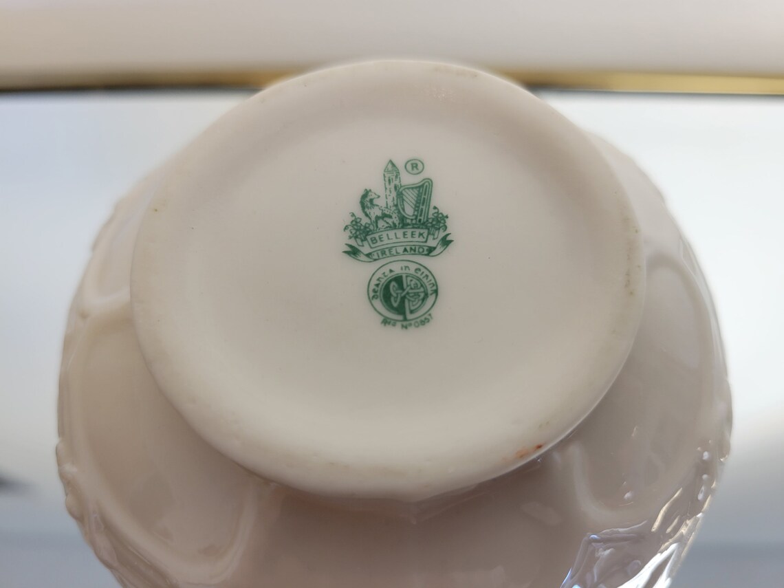 Belleek Ireland Porcelain Vase / Belleek Rec No 0857 / Etsy