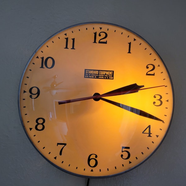 Advertising Clock Etsy