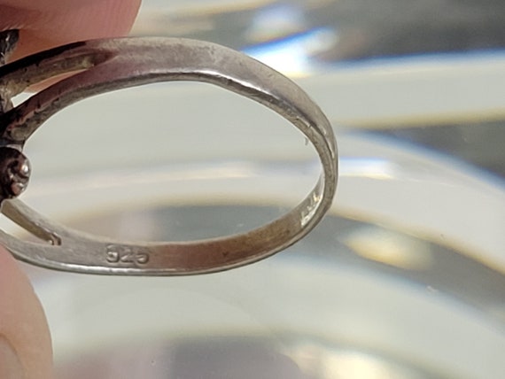 Sterling Silver Turtle Totem Ring - Handcrafted A… - image 7