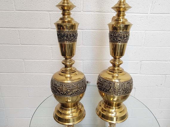 James mont on sale brass lamps
