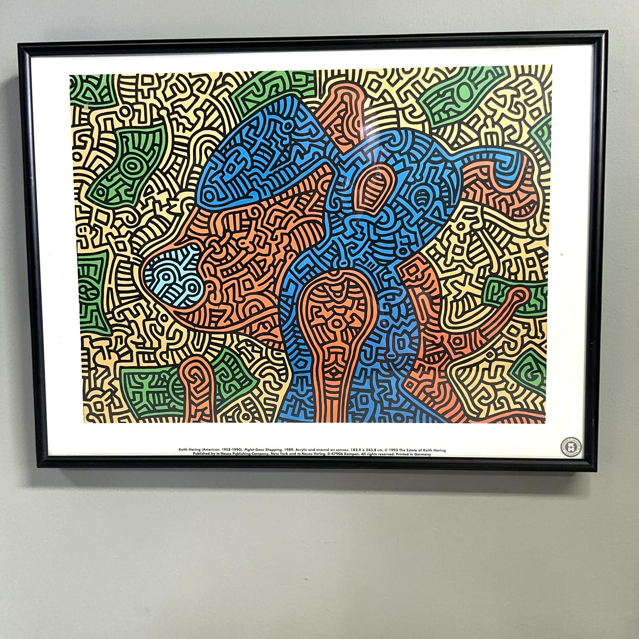 Keith Haring Print Horizontal - Etsy