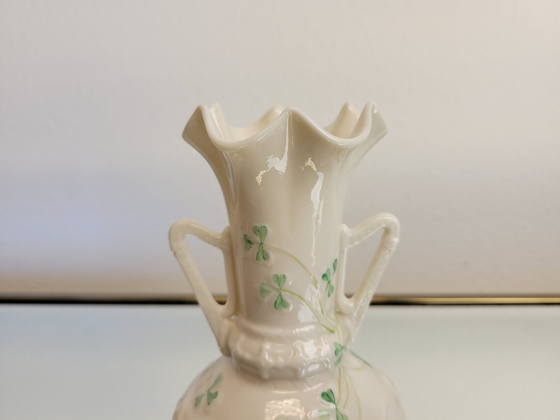 Belleek Ireland Porcelain Vase / Belleek Rec No 0857 / Etsy