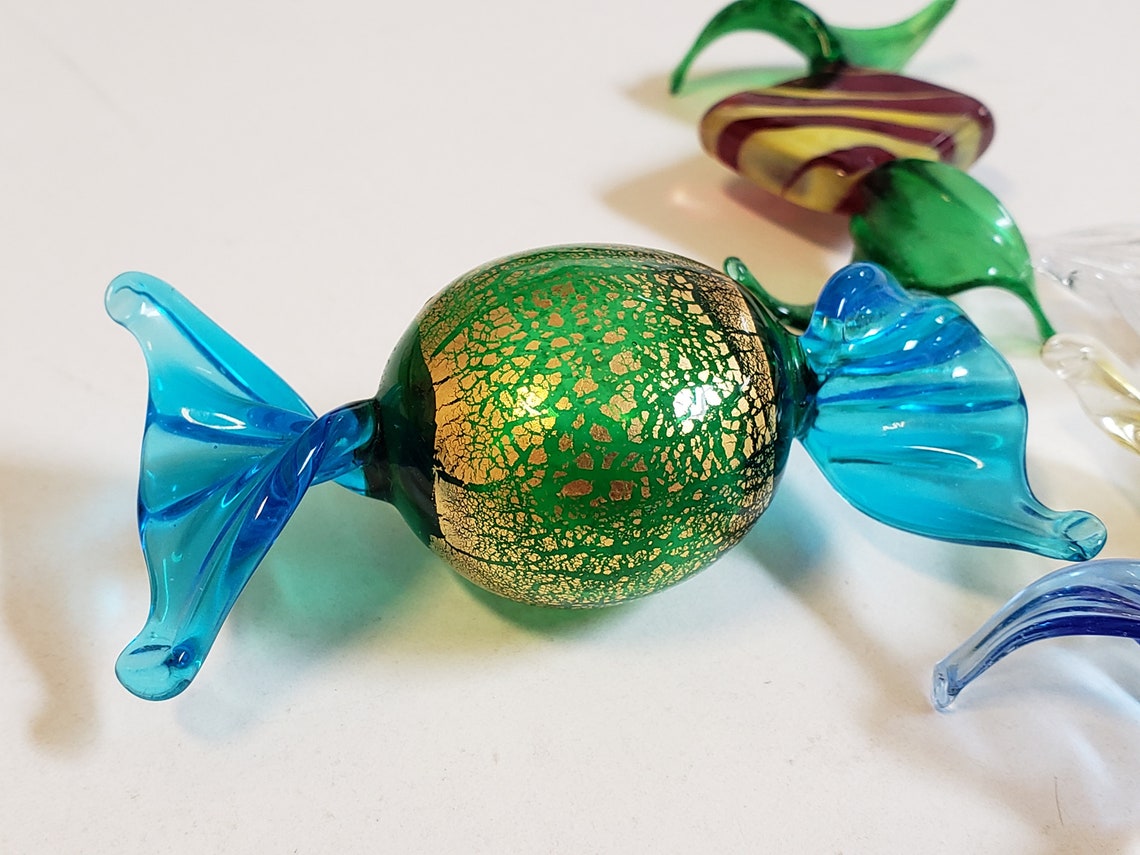 Murano Glass Candy / Set of 5 Glass of Venice Murano Candies / Etsy