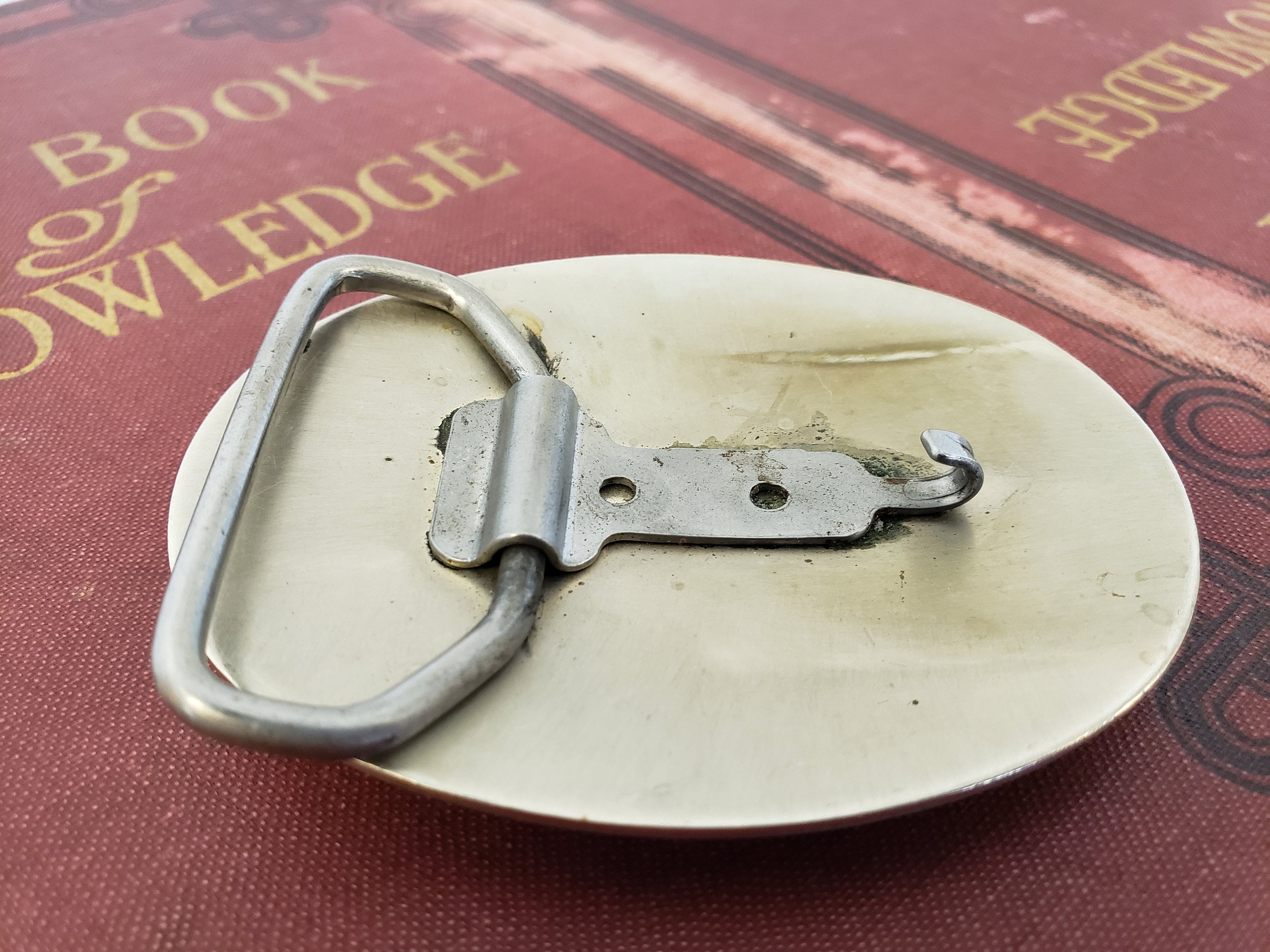 Chrome Brass Saddle Belt Buckle / Vintage Belt Buckles / Etsy Nederland