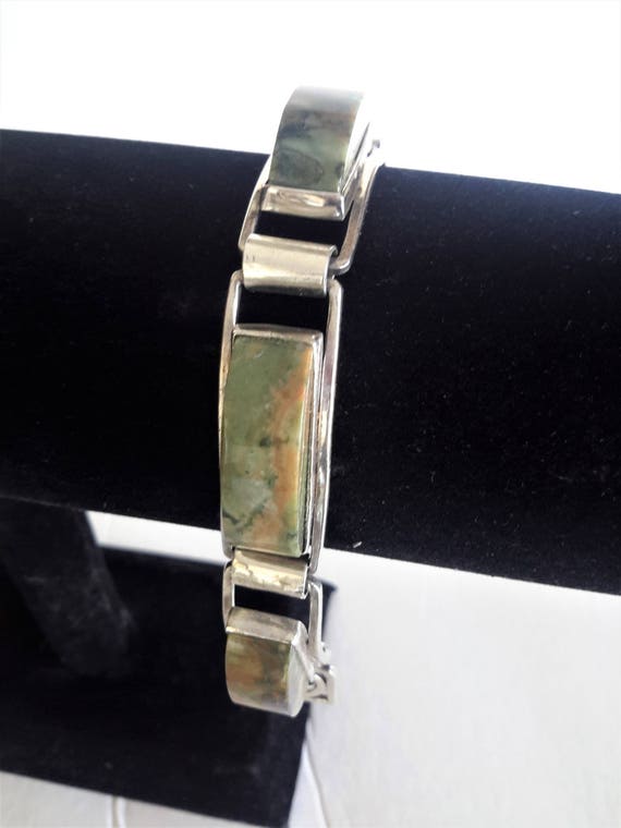 Citlal Castillo Bracelet Sterling Silver / Green J