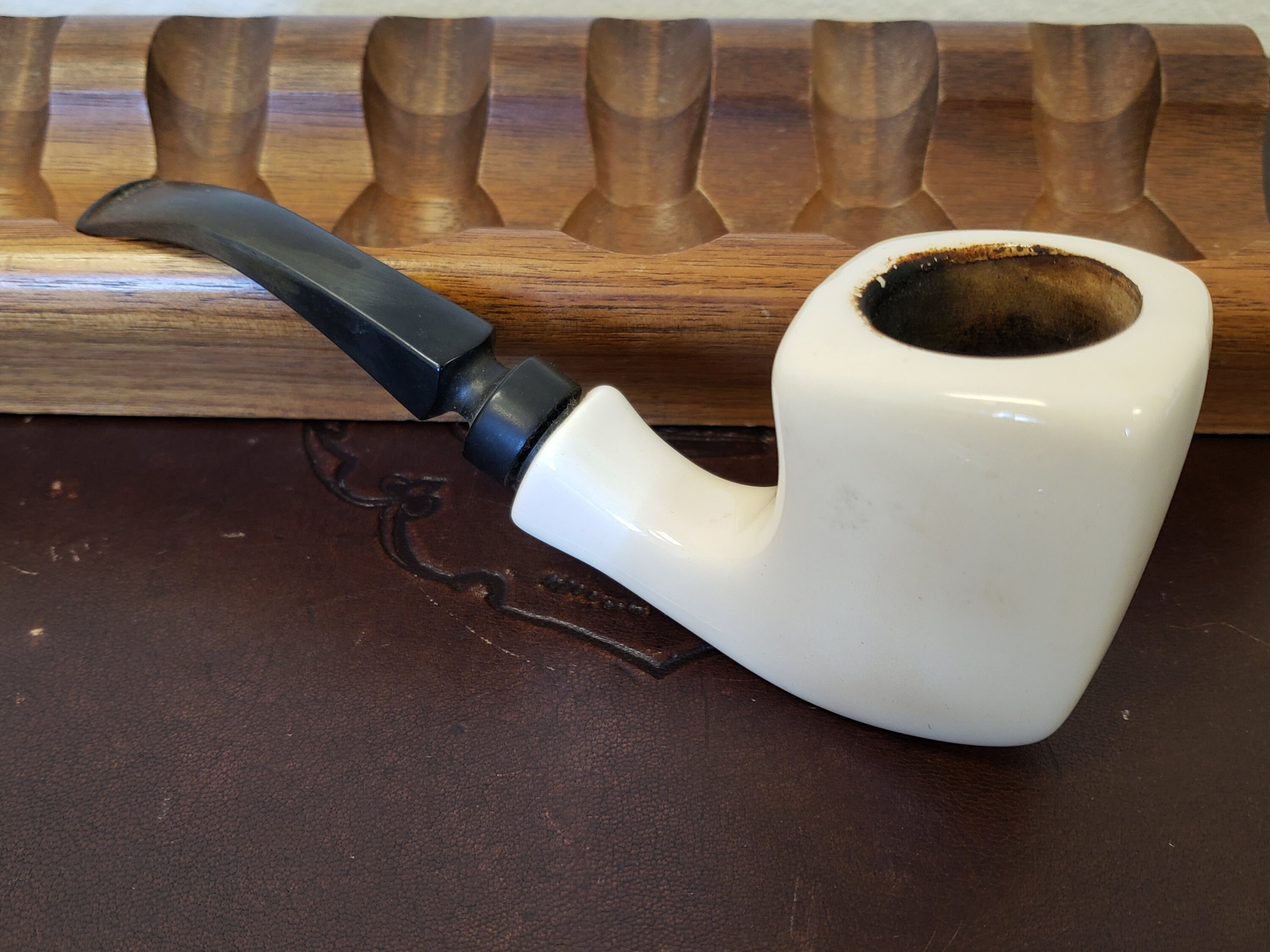 Amsterdam Ceramic Tobacco Pipe / Large Tobacco Smoking Pipe / Etsy UK