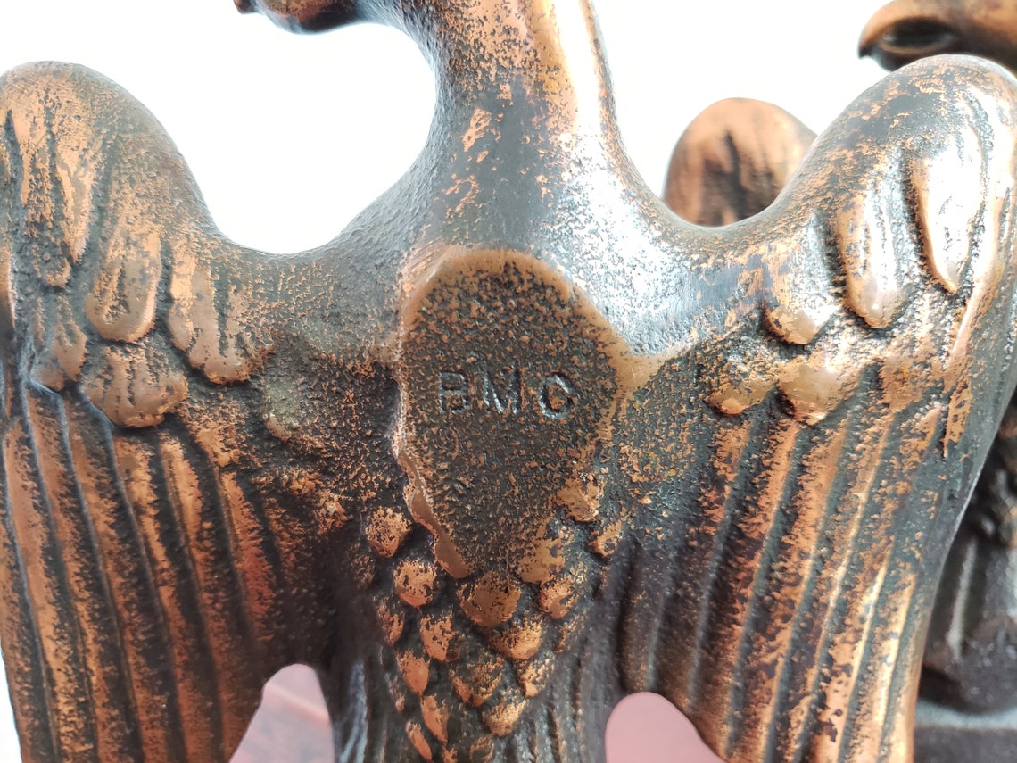 Cast Iron Eagle Bookends Copper Finish / American Eagle / Etsy