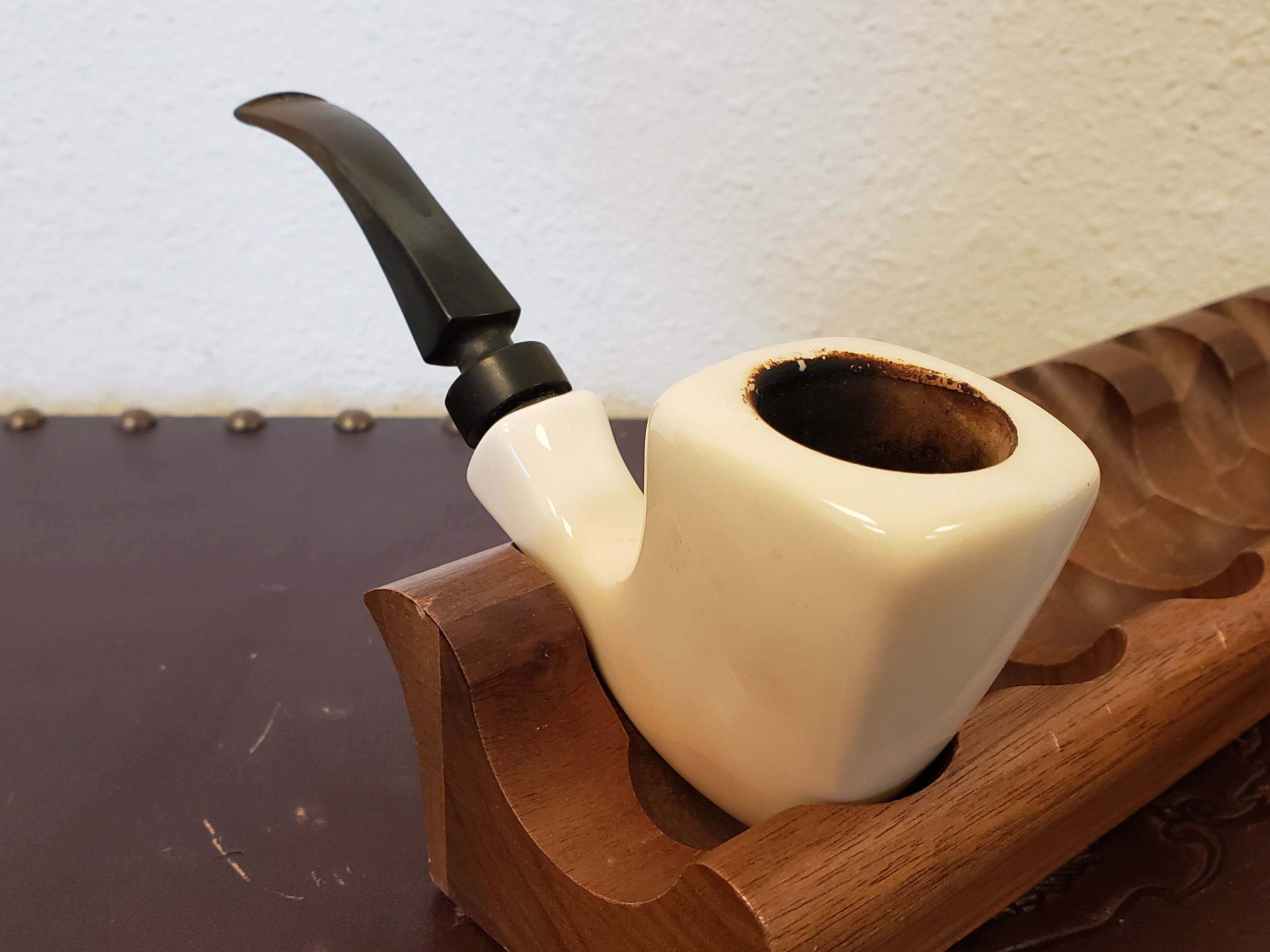 Amsterdam Ceramic Tobacco Pipe / Large Tobacco Smoking Pipe / Etsy UK