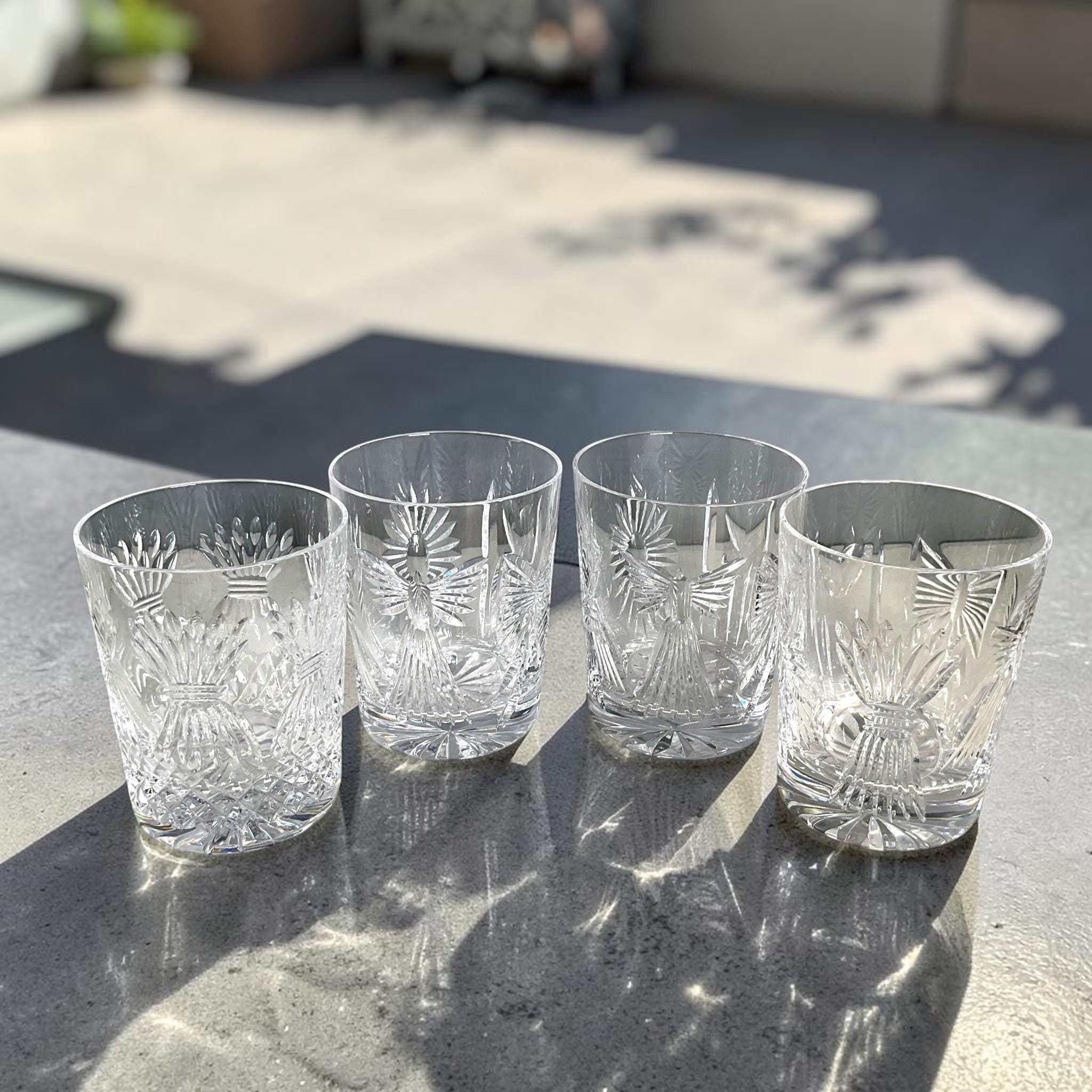 オールドウォーターフォード　クリスタル　セット　ブランデーグラス　ヴィンテージ Vintage Waterford Double Old Fashioned - Etsy