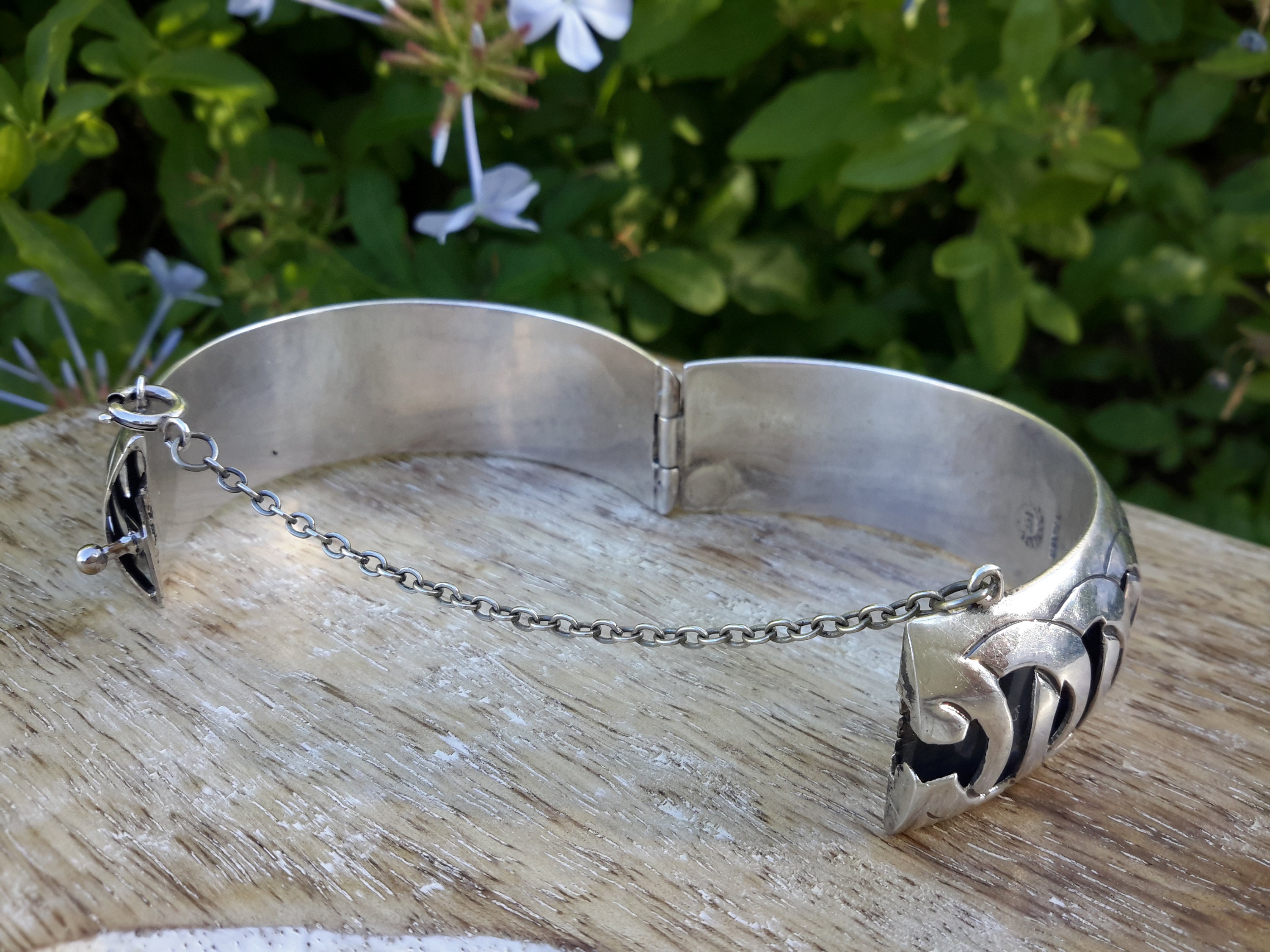 アクセサリー INTERIM TAXCO SILVER MEDIUM BRACELET INTERIM(インテリム) - TAXCO SILVER FLAT MEDIUM CHAIN