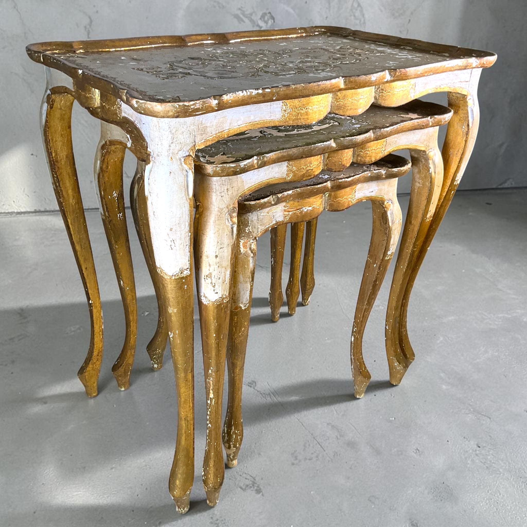 Italian Florentine Nesting Tables - Etsy
