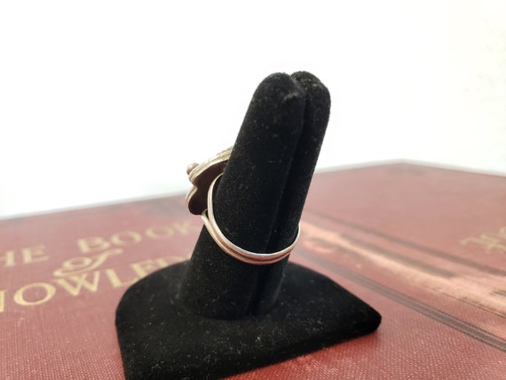 Turquoise Sterling Silver Ring: Native American L… - image 4