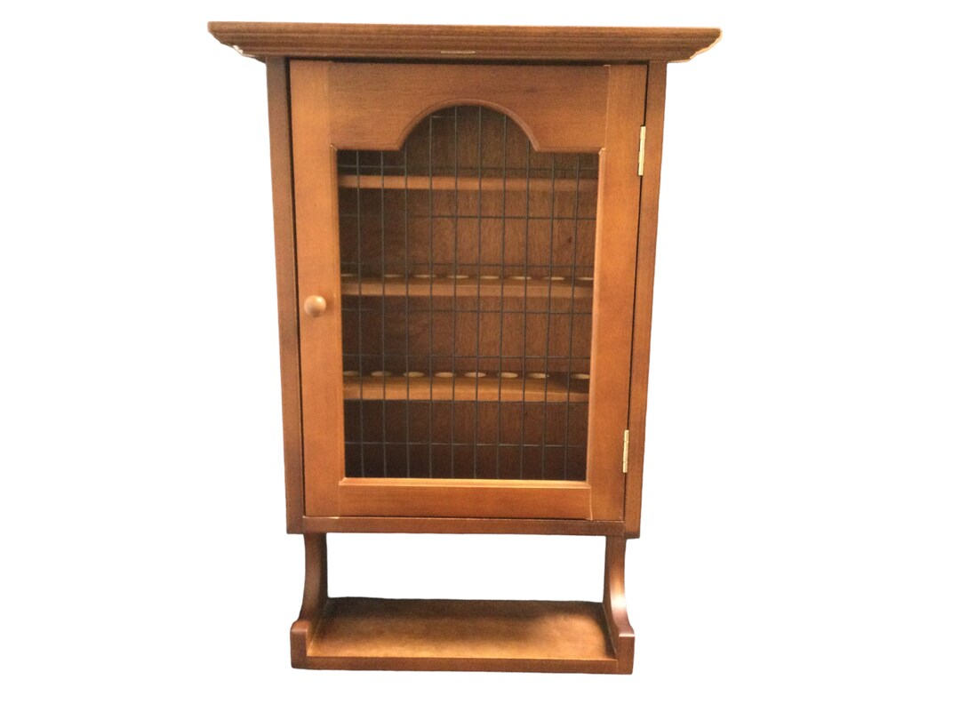 Tobacco Pipe Display Wooden Pipe Rack Case Vintage Tobacciana 5