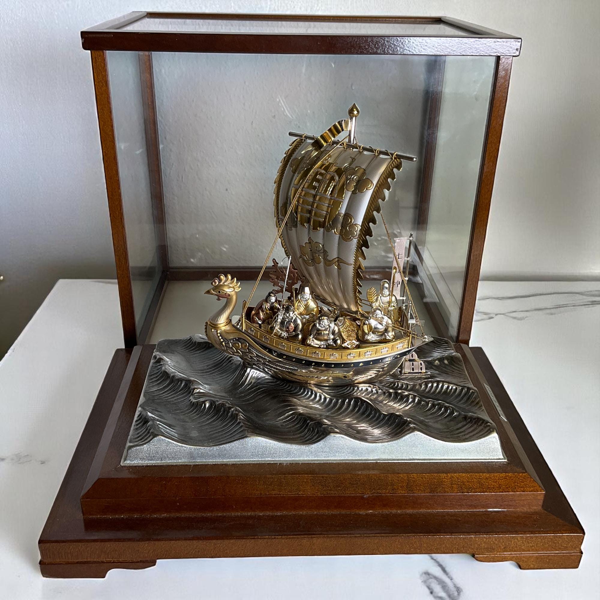 Japanese Silver Treasure Ship by Takehiko ~ Vintage 10
