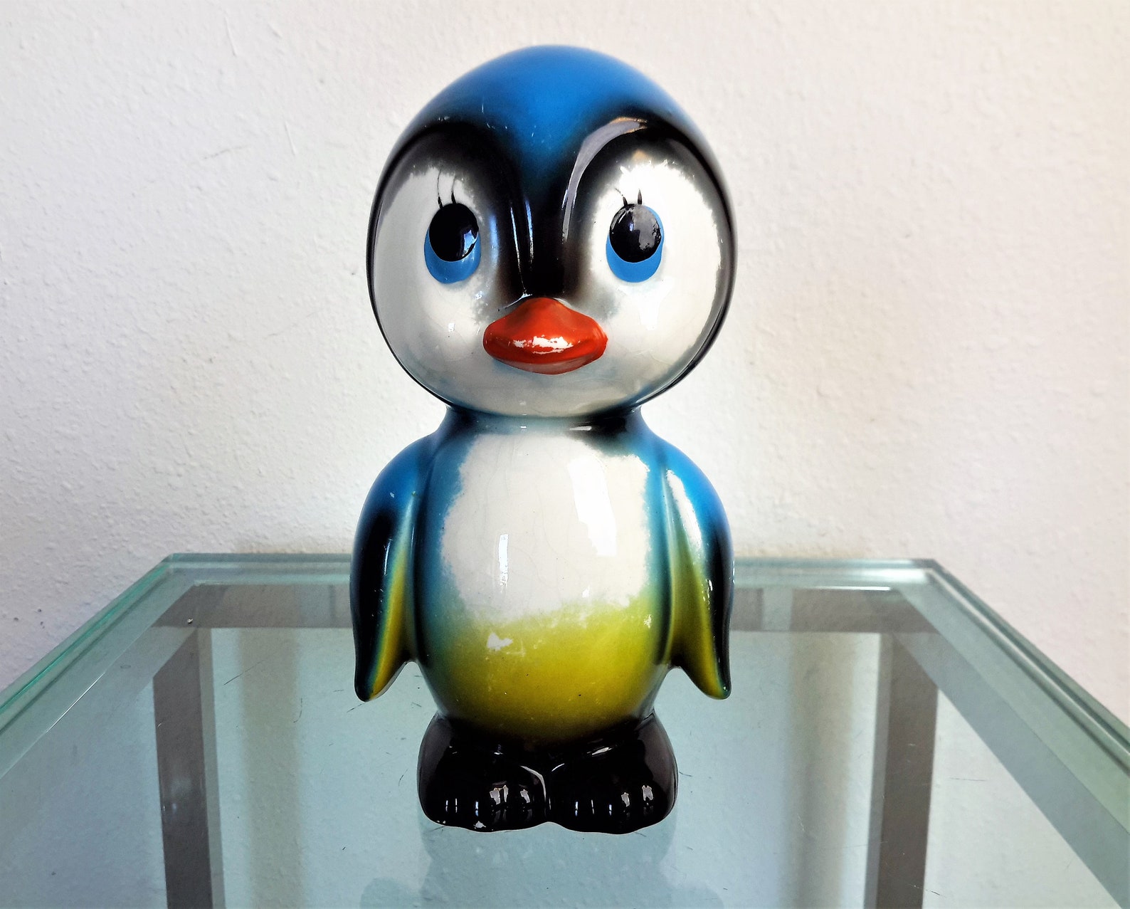 Penguin Coin Bank / Ceramic Penguin / Unique Coin Banks / Etsy