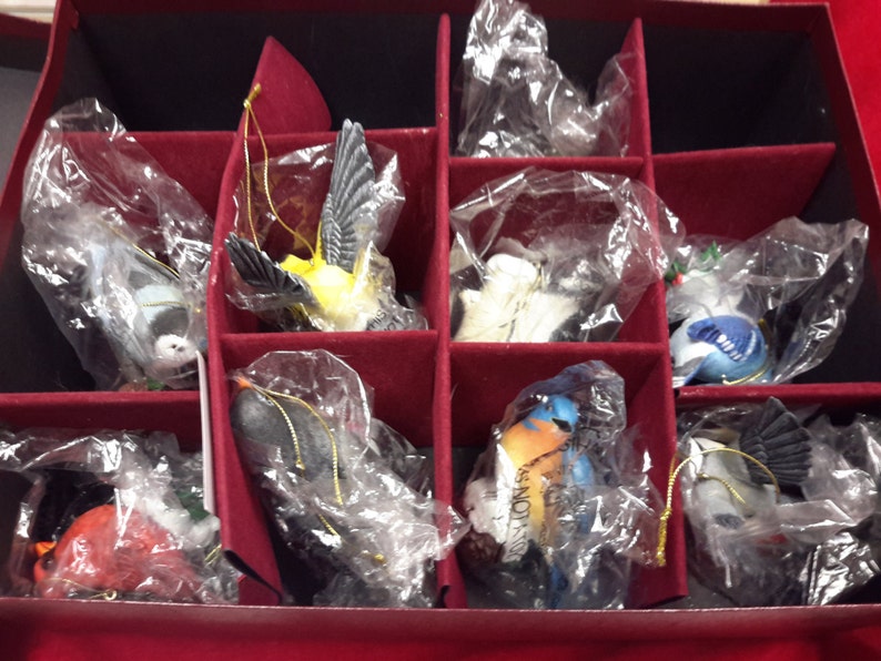 DANBURY MINT SONGBIRD Christmas Ornaments In Original Box Set Etsy