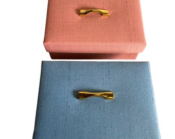 Renner Davis Vintage Stationery in Handcrafted Reusable Boxes Pink or Blue Unused New in Box ~ Writing Papers & Envelopes ~ VintageSouthwest