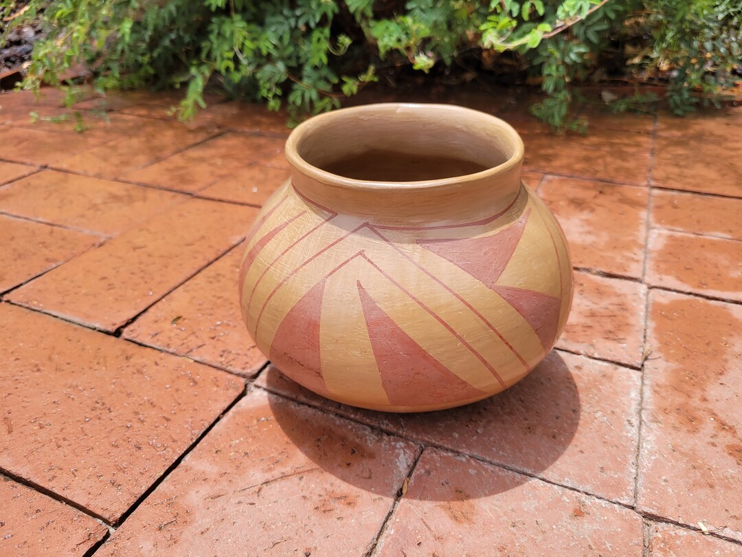 Mata Ortiz Pottery Signed Luis Ortiz / Geometric Southwest Pottery