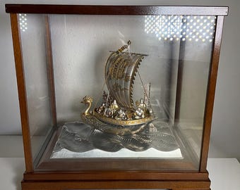 Japanese Silver Treasure Ship by Takehiko ~ Vintage 10