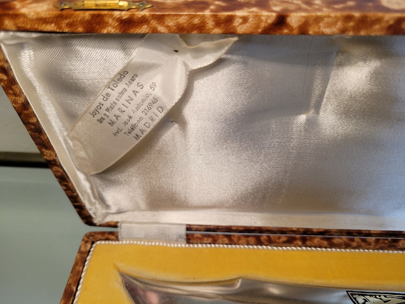 Gold & Silver Carving Set in Box / Joyas De Toledo Madrid Etsy