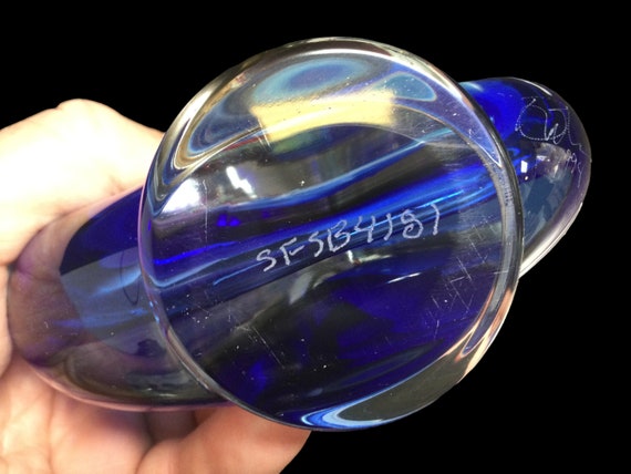 Murano Glass Perfume Bottle w Stopper ~ 10 1/2" I… - image 8