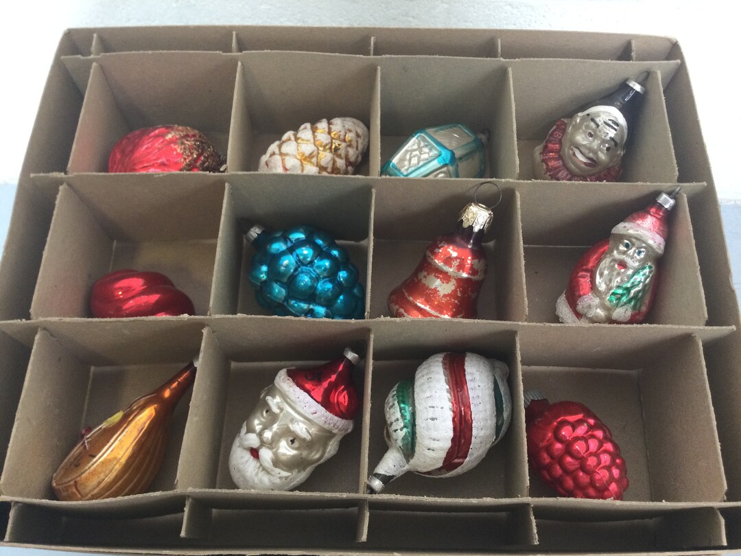 Mid Century Christmas Ornaments 
