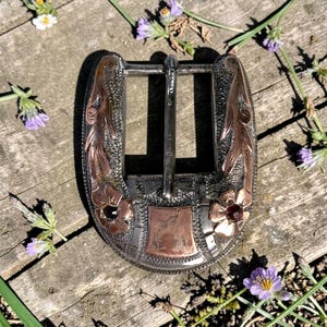 Cowboy Buckle With Ruby - Etsy display picture 2