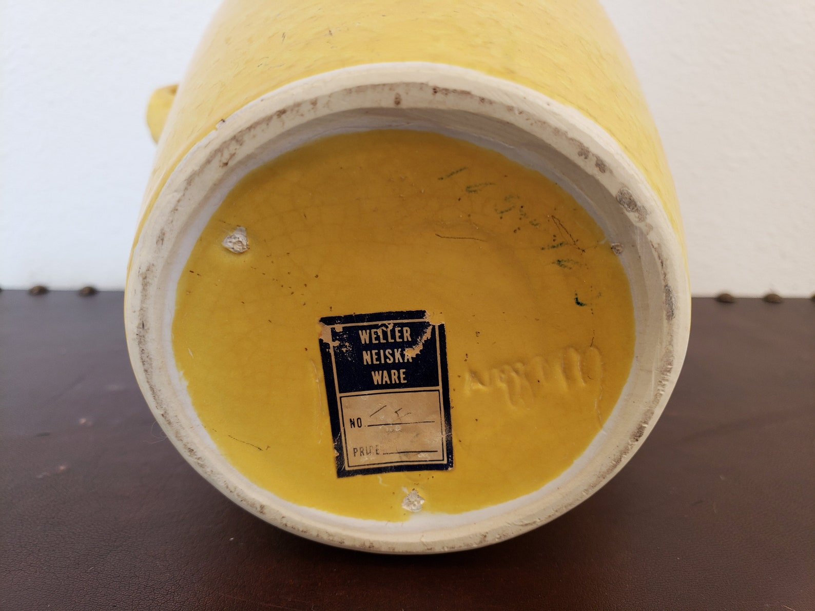 Weller Pottery Neiska Vase, Asian Yellow, Ca 1933 - Etsy